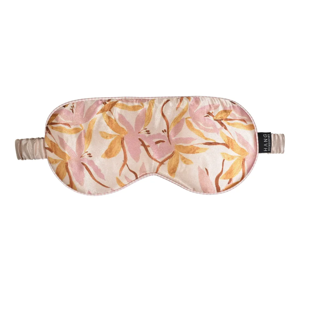 Satin Eye Mask Gold Leaf