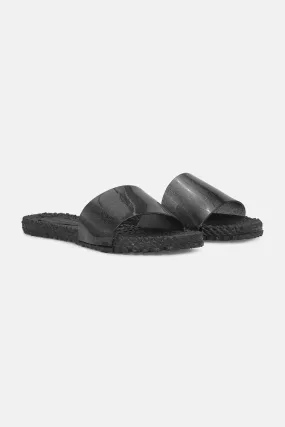 Slip-On Flip Flops - Black