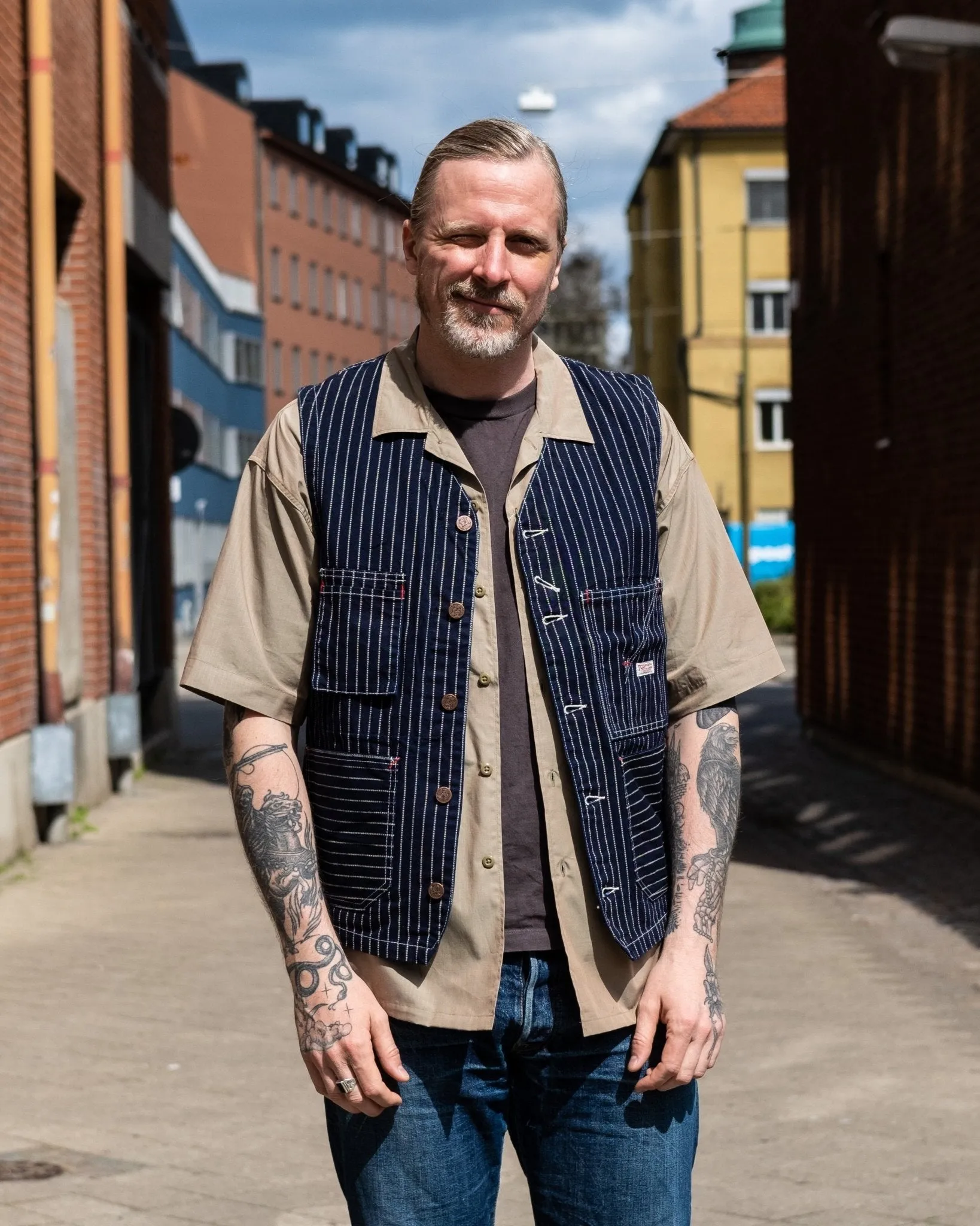 Tabbys Vest Blue Wabash